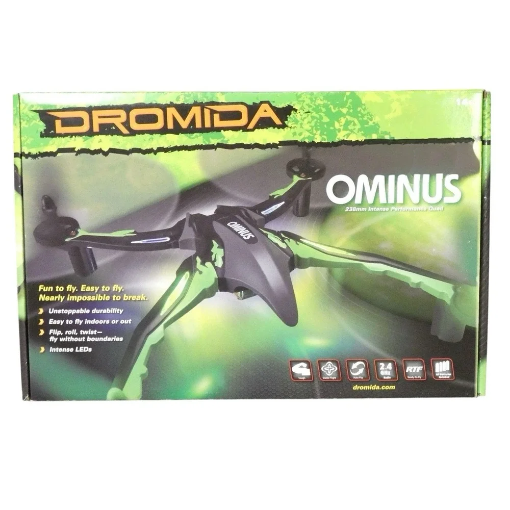 Dromida Ominous Quadcopter Blue New Open‎ Box